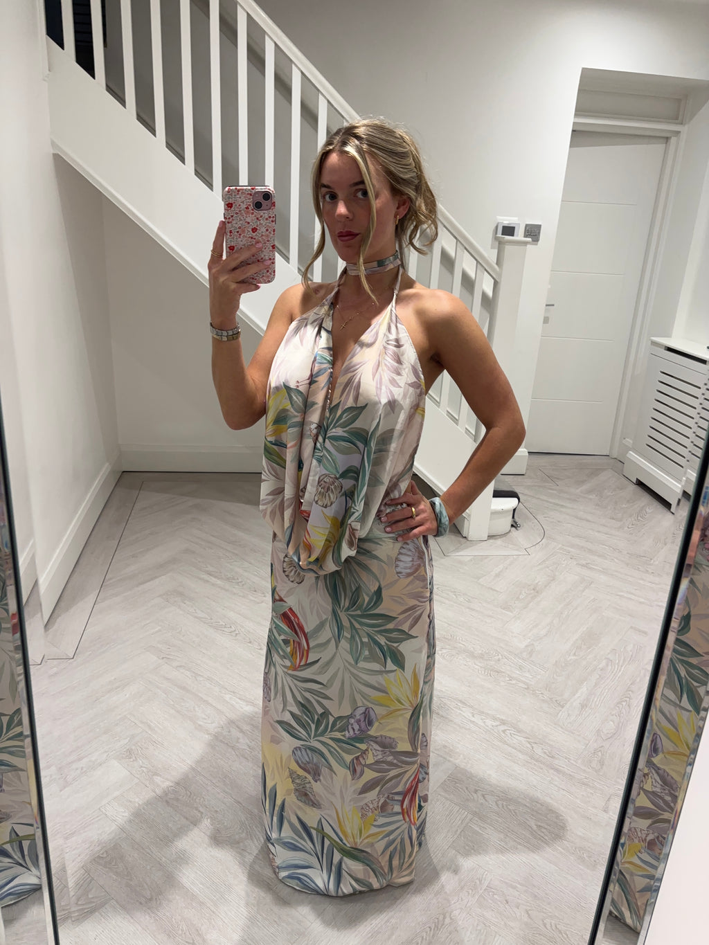 Cowl Neck Maxi Dress