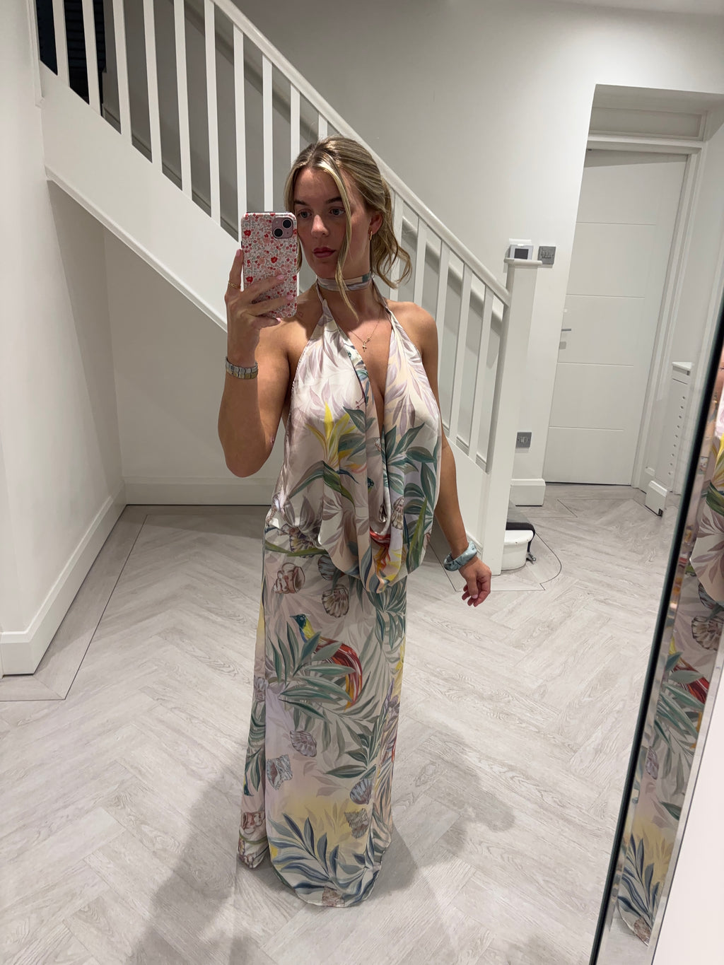 Cowl Neck Maxi Dress