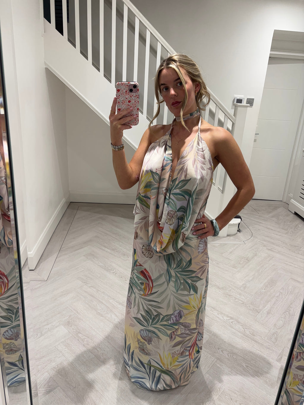Cowl Neck Maxi Dress