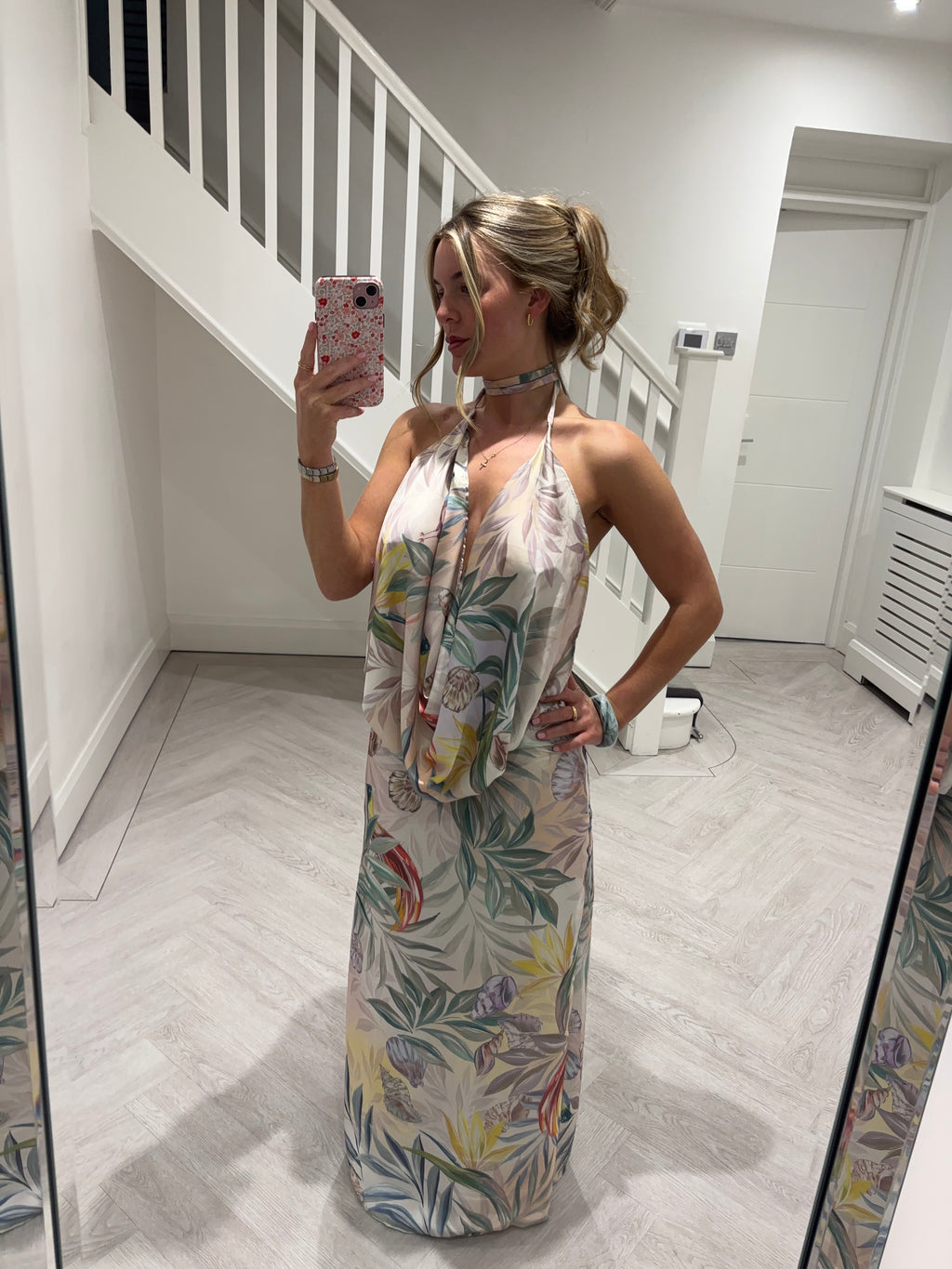 Cowl Neck Maxi Dress