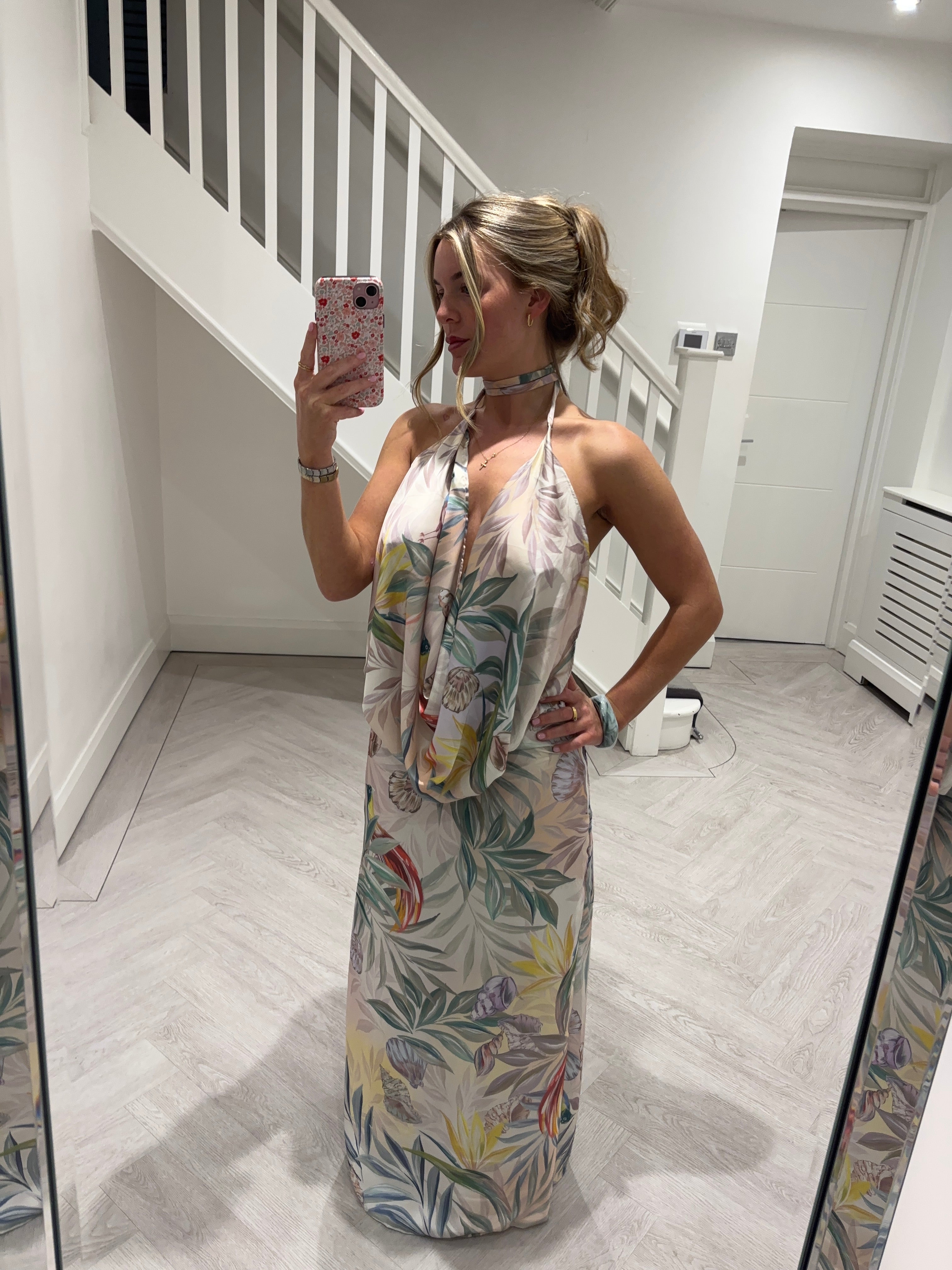 Cowl Neck Maxi Dress